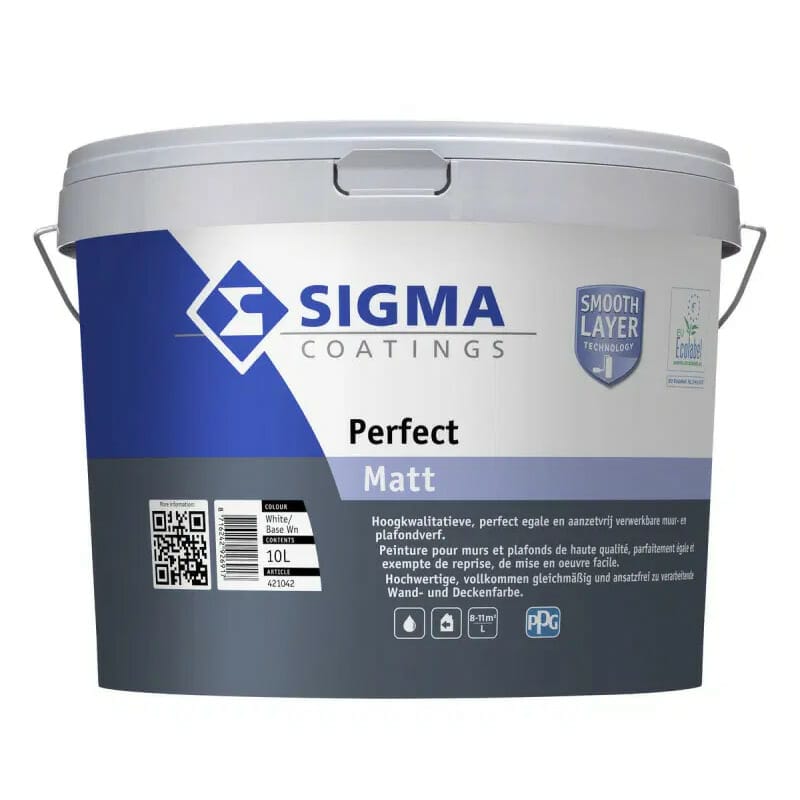 sigma perfect mat de verfkerk - 10L